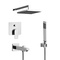 Tub and Shower Faucet Set with Handheld and Rain Shower Head